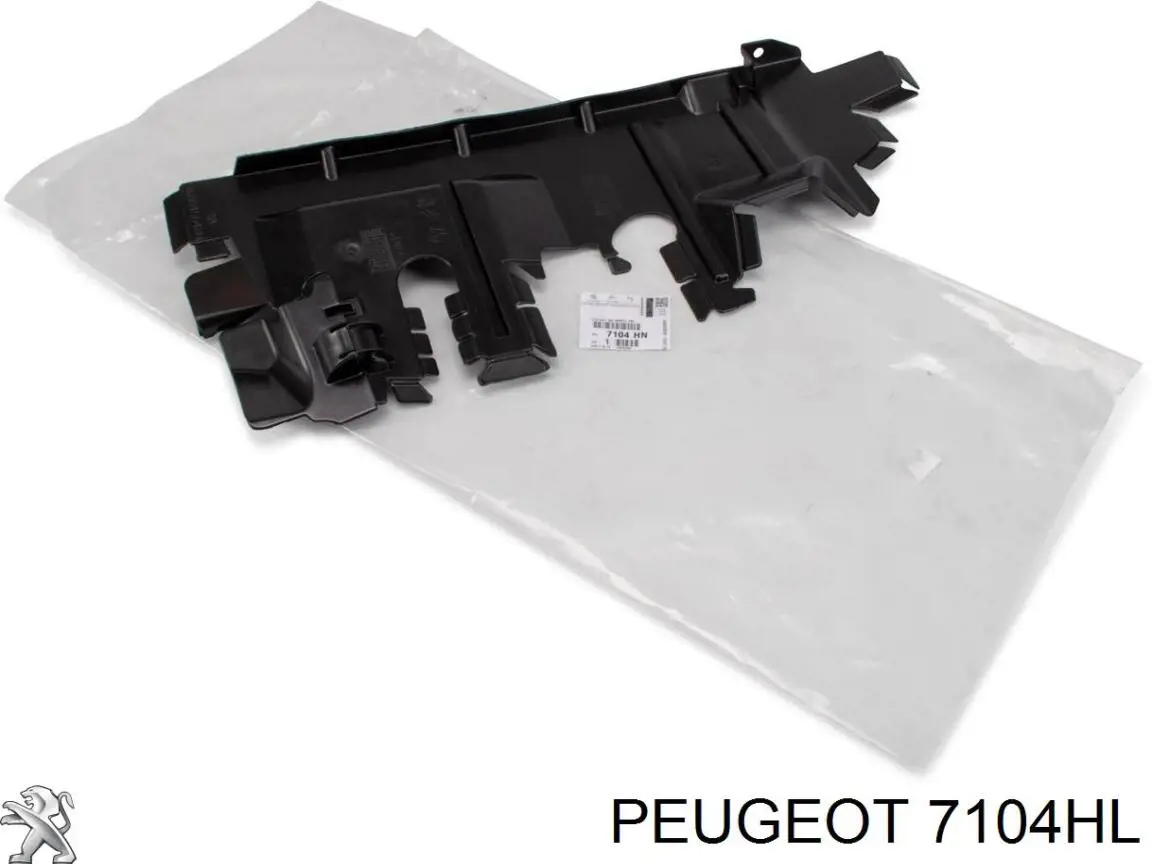 Conduto de ar (defletor) esquerdo do radiador Peugeot/Citroen 7104HL preço, a partir de 62,85 USD