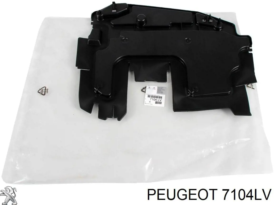 Conduto de ar (defletor) esquerdo do radiador Peugeot/Citroen 7104LV preço, a partir de 67,98 USD