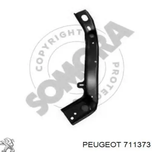 711373 Peugeot/Citroen Consola superior de fixação do pára-lama dianteiro esquerdo