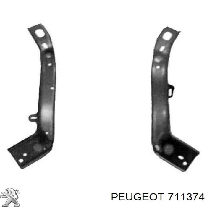 Consola superior de fixação do pára-lama dianteiro direito Peugeot/Citroen 711374 preço, a partir de  