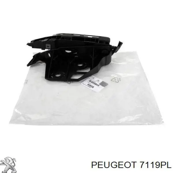 7119PL Peugeot/Citroen Consola dianteira de fixação do pára-lama dianteiro esquerdo