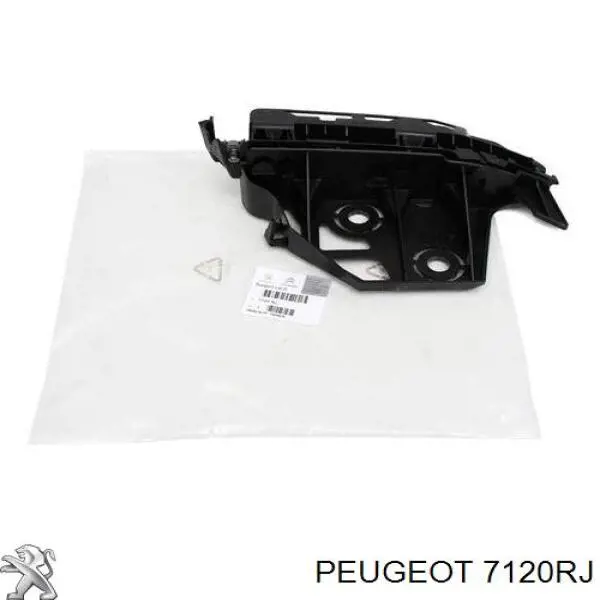 7120RJ Peugeot/Citroen Consola dianteira de fixação do pára-lama dianteiro direito