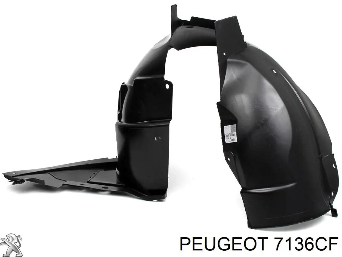 Compre 7136CF Peugeot/Citroen Guarda-barras direito do pára-lama dianteiro