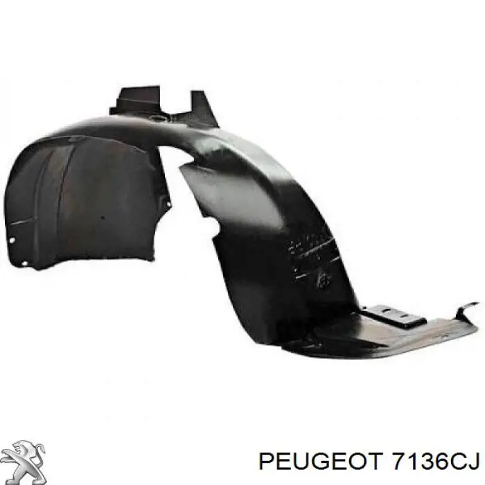 Guarda-barras direito do pára-lama dianteiro Peugeot/Citroen 7136CJ preço, a partir de 27,81 USD