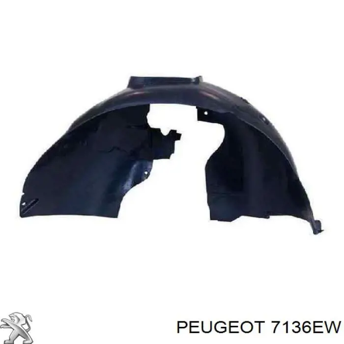 Guarda-barras esquerdo do pára-lama dianteiro Peugeot/Citroen 7136EW preço, a partir de 38,96 USD