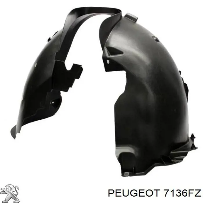 Guarda-barras esquerdo do pára-lama dianteiro Peugeot/Citroen 7136FZ preço, a partir de 31,05 USD