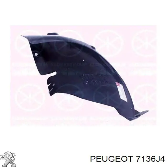 Guarda-barras direito traseiro do pára-lama dianteiro Peugeot/Citroen 7136J4 preço, a partir de 11,18 USD