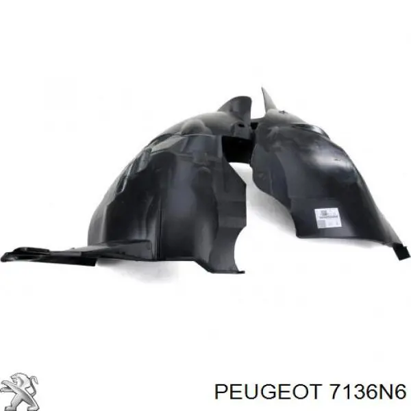 Guarda-barras esquerdo do pára-lama dianteiro Peugeot/Citroen 7136N6 preço, a partir de 27,77 USD