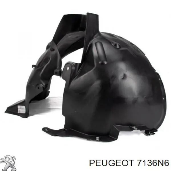 Compre 7136N6 Peugeot/Citroen Guarda-barras esquerdo do pára-lama dianteiro