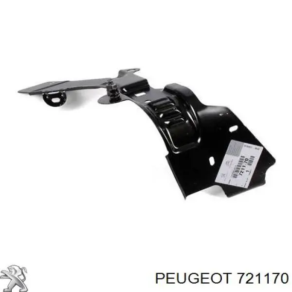 721170 Peugeot/Citroen Consola (adaptador) de fixação da luz dianteira esquerda