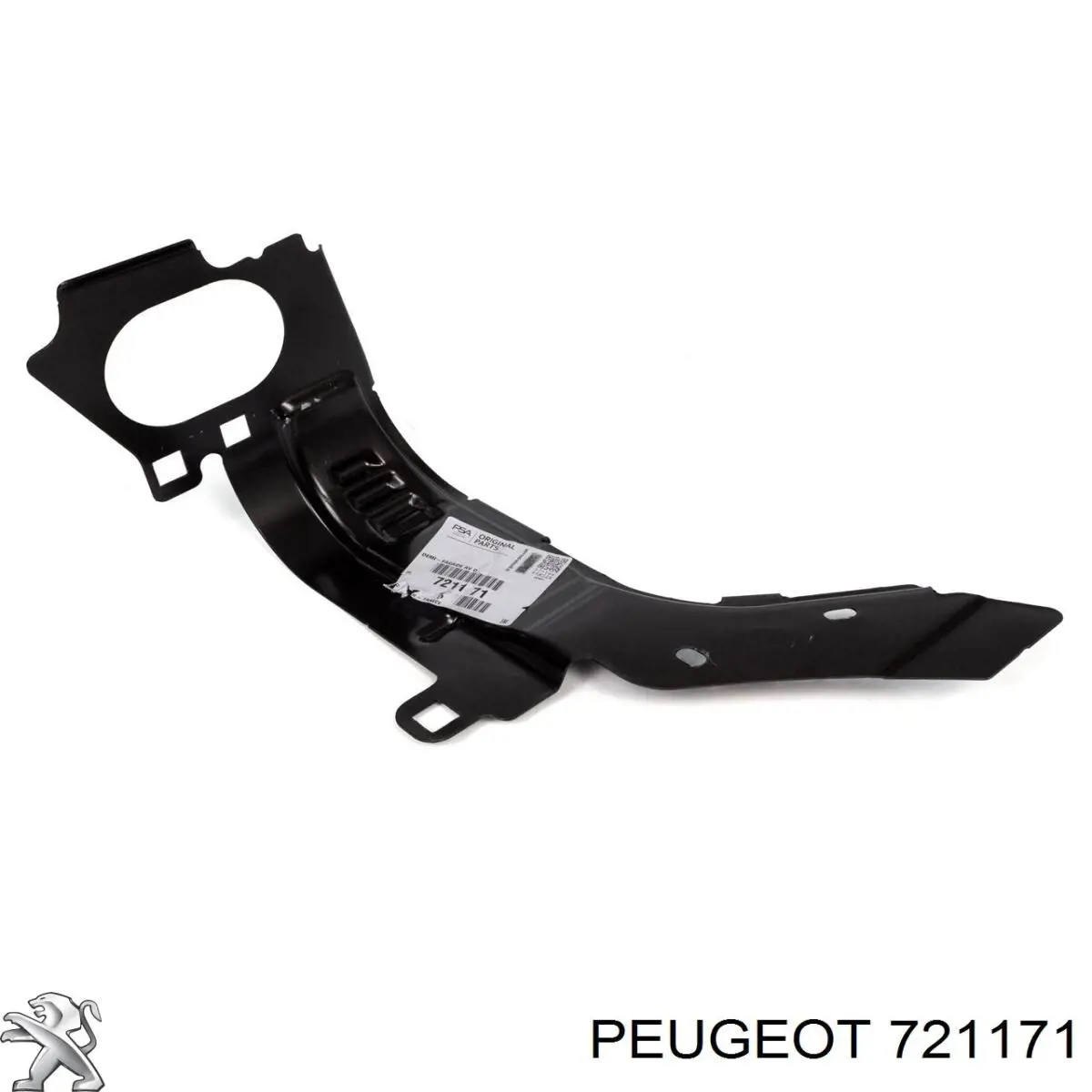 721171 Peugeot/Citroen Consola (adaptador) de fixação da luz dianteira direita