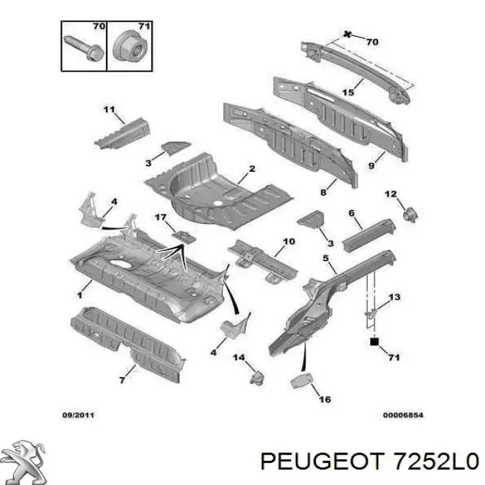 7252L0 Peugeot/Citroen 