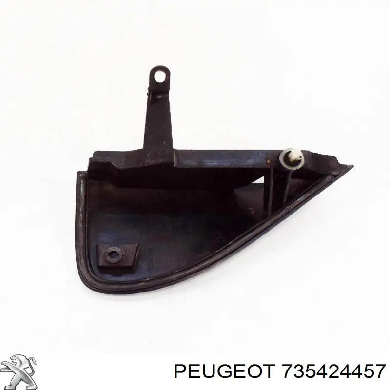 815678 Peugeot/Citroen Placa sobreposta (tampa) do espelho de retrovisão esquerdo