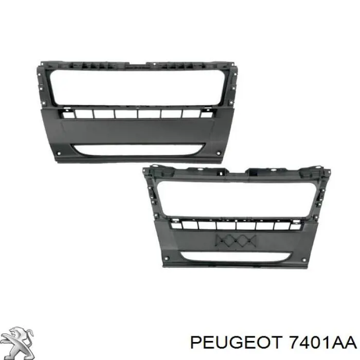 7401AA Peugeot/Citroen Pára-choque dianteiro