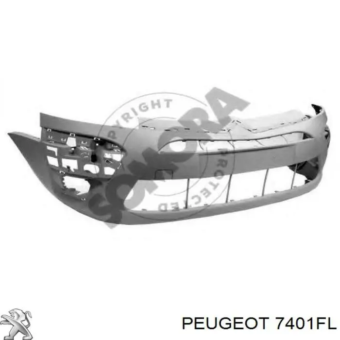 Compre 9680402277 Peugeot/Citroen Pára-choque dianteiro