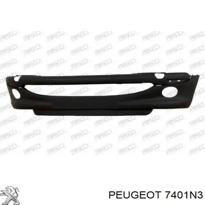 7401N3 Peugeot/Citroen Pára-choque dianteiro