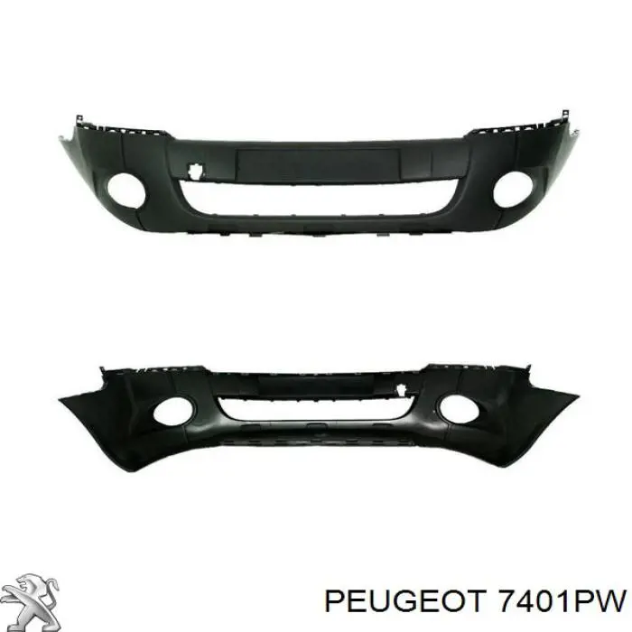 Compre 7401PW Peugeot/Citroen Pára-choque dianteiro