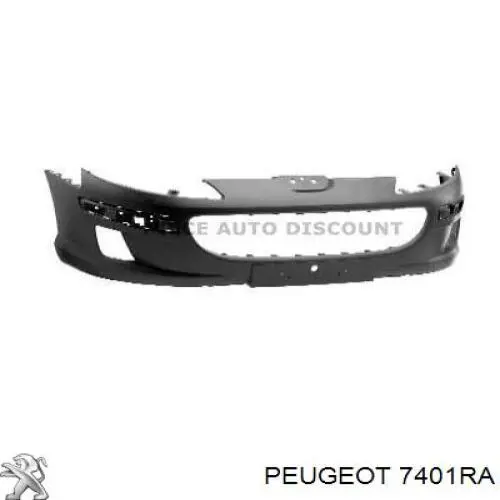 7401RA Peugeot/Citroen Pára-choque dianteiro
