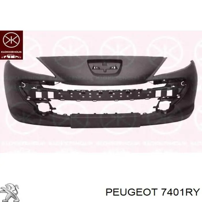 7401RY Peugeot/Citroen Pára-choque dianteiro