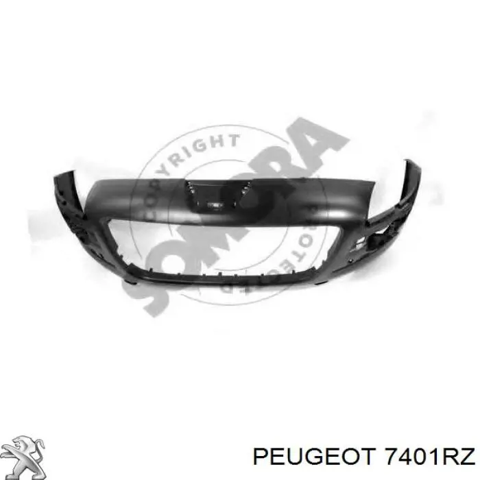 Pára-choque dianteiro Peugeot/Citroen 7401RZ preço, a partir de 239,40 USD