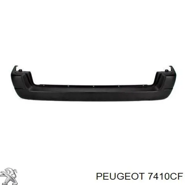 7410CF Peugeot/Citroen Pára-choque traseiro