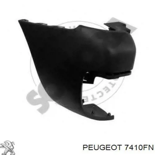 7410FN Peugeot/Citroen Pára-choque traseiro, parte esquerda