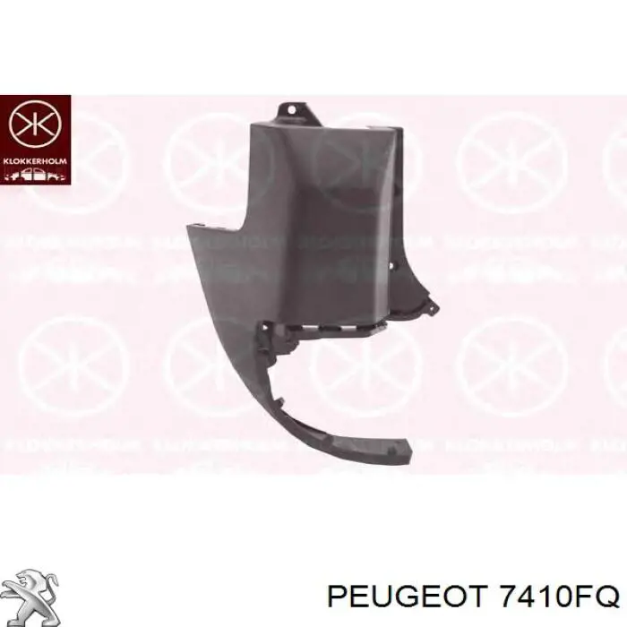 Compre 7410FQ Peugeot/Citroen Pára-choque traseiro, parte esquerda