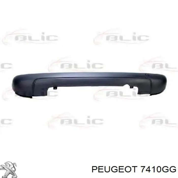 7410GG Peugeot/Citroen Pára-choque traseiro, parte central