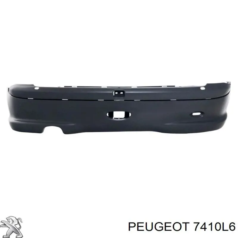 7410L6 Peugeot/Citroen Pára-choque traseiro