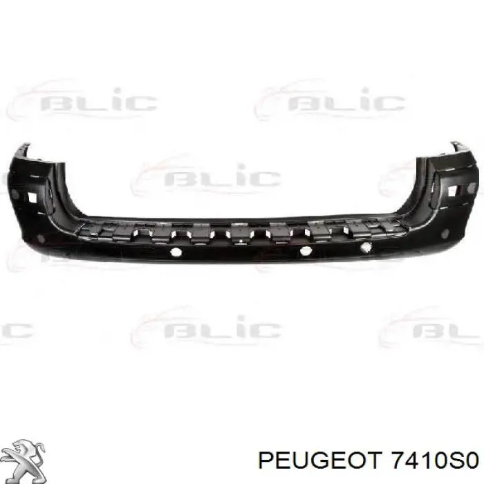 7410S0 Peugeot/Citroen Pára-choque traseiro