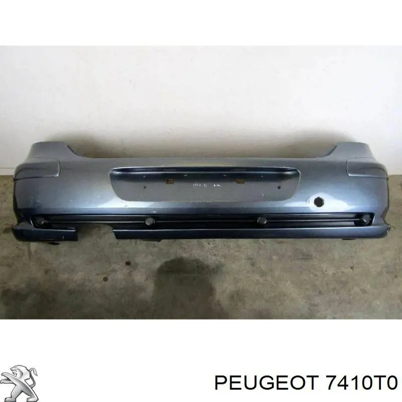 7410T0 Peugeot/Citroen Pára-choque traseiro