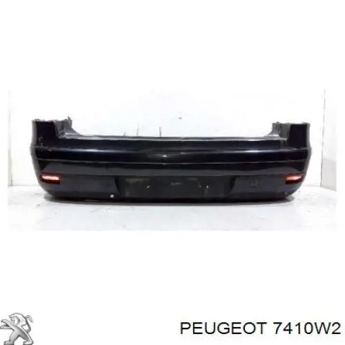 Compre 7410W3 Peugeot/Citroen Pára-choque traseiro