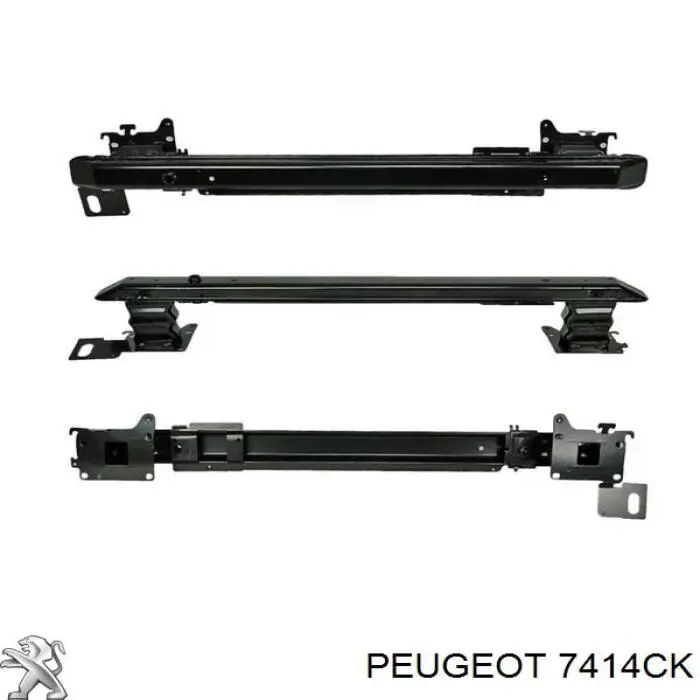 7414CK Peugeot/Citroen Reforçador do pára-choque traseiro