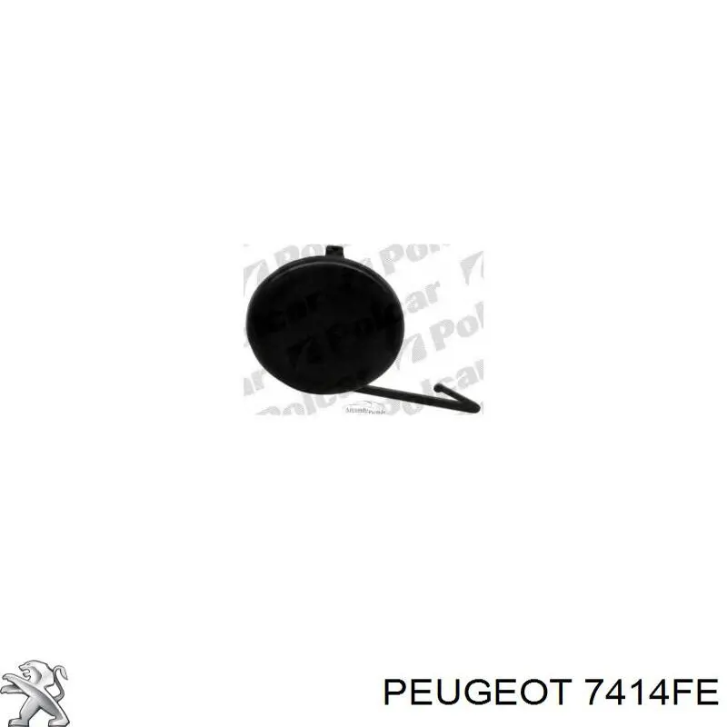 Tampão dianteira do pára-choque do gancho de reboque Peugeot/Citroen 7414FE preço, a partir de 8,26 USD