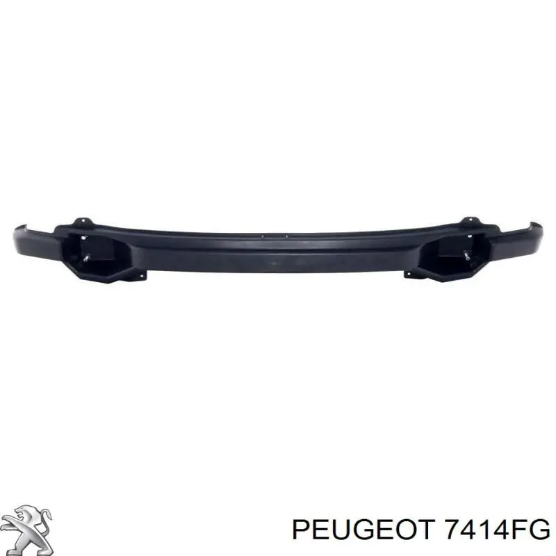 Reforçador do pára-choque dianteiro 7414FG Fiat/Alfa/Lancia