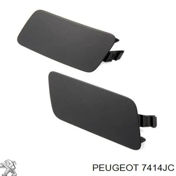 7414JC Peugeot/Citroen Placa sobreposta do injetor de fluido para lavador da luz dianteira