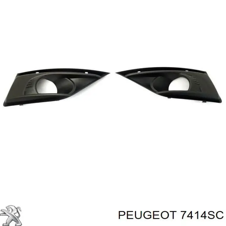 Compre 7414SC Peugeot/Citroen Grelha do pára-choque dianteiro
