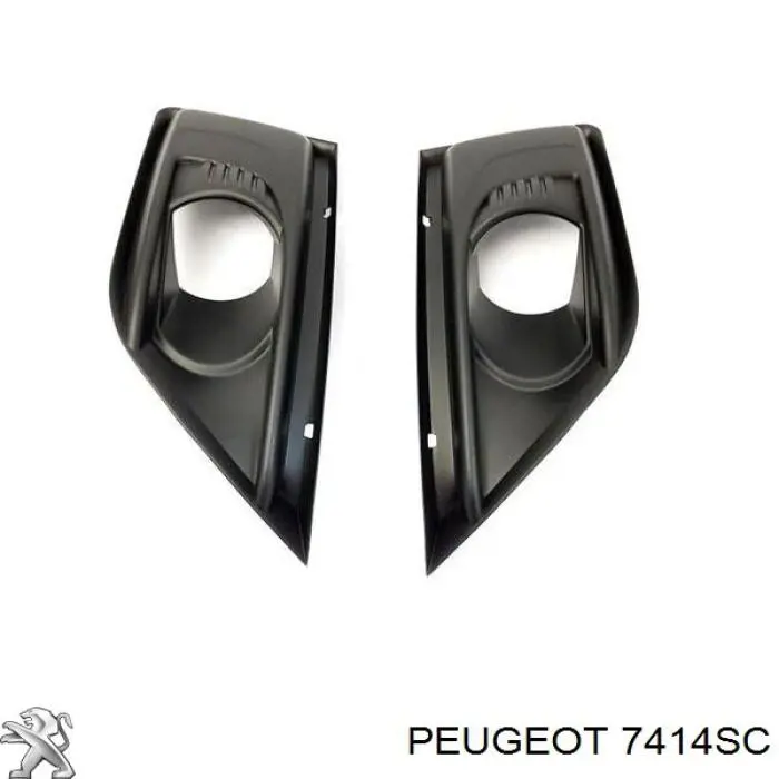 7414SC Peugeot/Citroen Grelha do pára-choque dianteiro