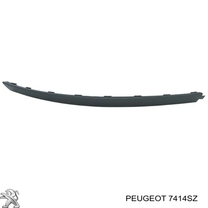 Compre 7414SZ Peugeot/Citroen Spoiler do pára-choque dianteiro