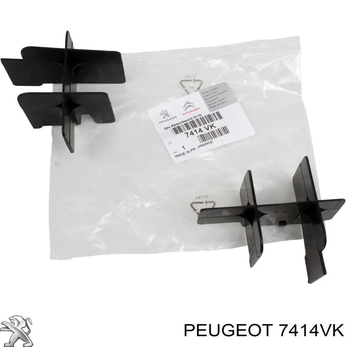 Absorvedor (enchido) do pára-choque dianteiro Peugeot/Citroen 7414VK preço, a partir de 15,83 USD