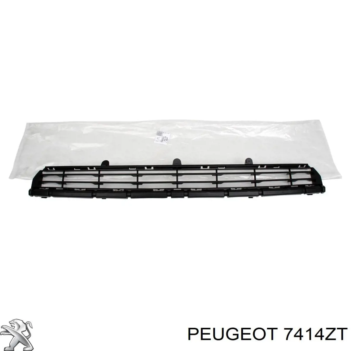 7414ZT Peugeot/Citroen Grelha superior do pára-choque dianteiro