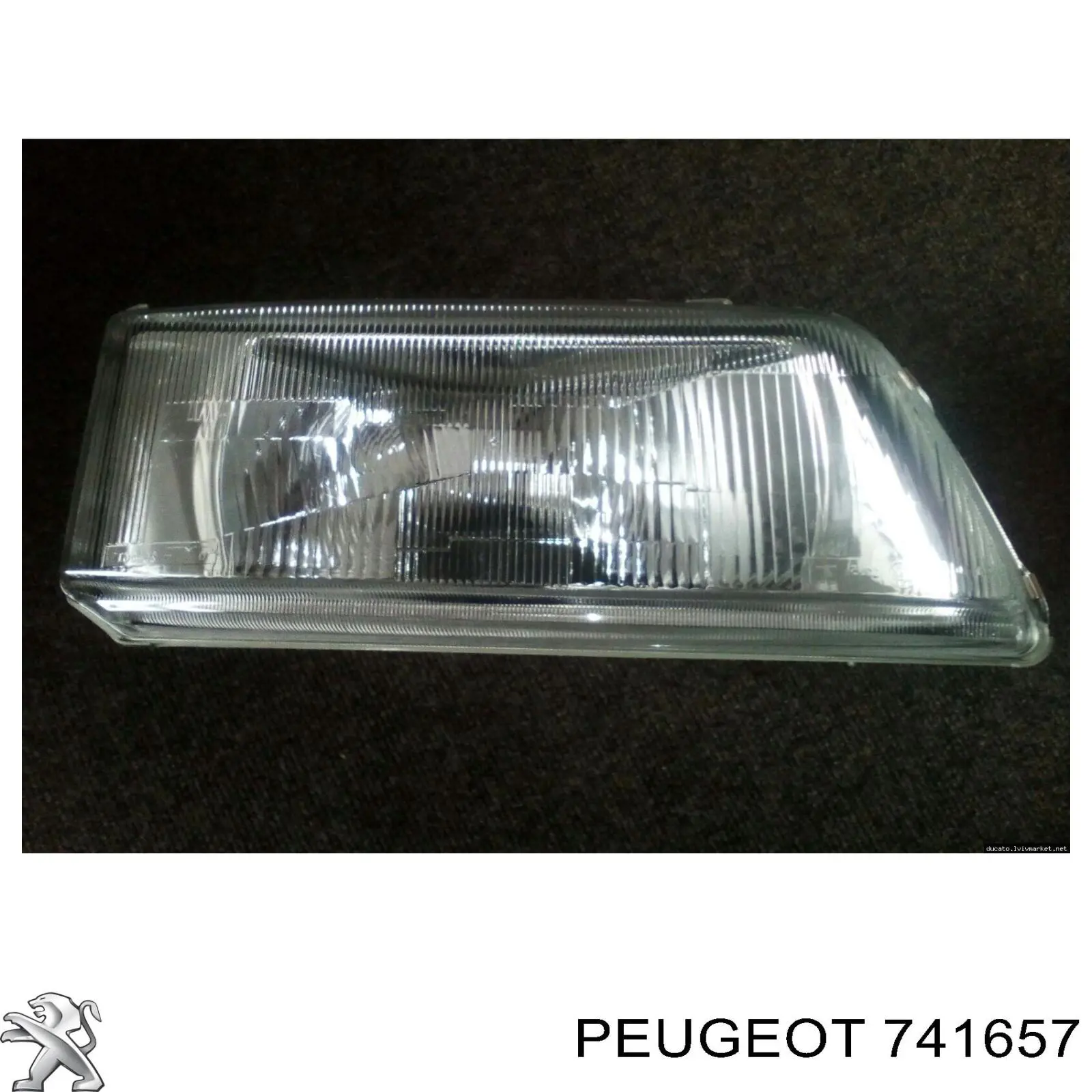 741657 Peugeot/Citroen Kit de suportes/ fixações do para-choque dianteiro