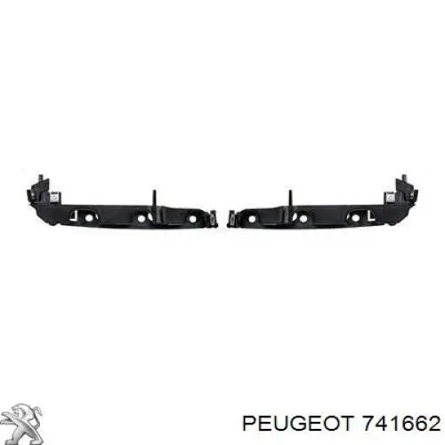 Kit de suportes/ fixações do para-choque dianteiro Peugeot/Citroen 741662 preço, a partir de 32,29 EUR