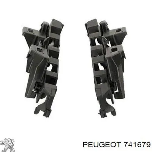 Compre 741679 Peugeot/Citroen Kit de suportes/ fixações do para-choque dianteiro