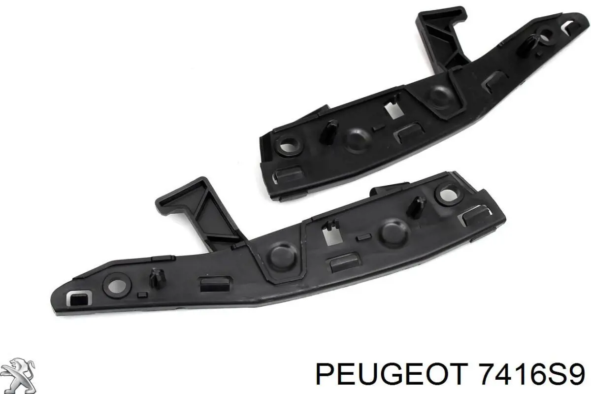 Kit de suportes/ fixações do para-choque dianteiro 23180756 Polcar