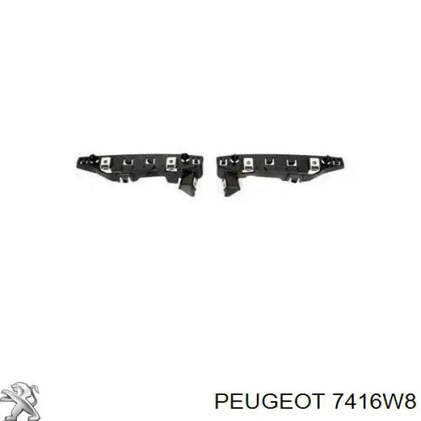 Kit de suportes/ fixações do para-choque dianteiro Peugeot/Citroen 7416W8 preço, a partir de 20,26 USD