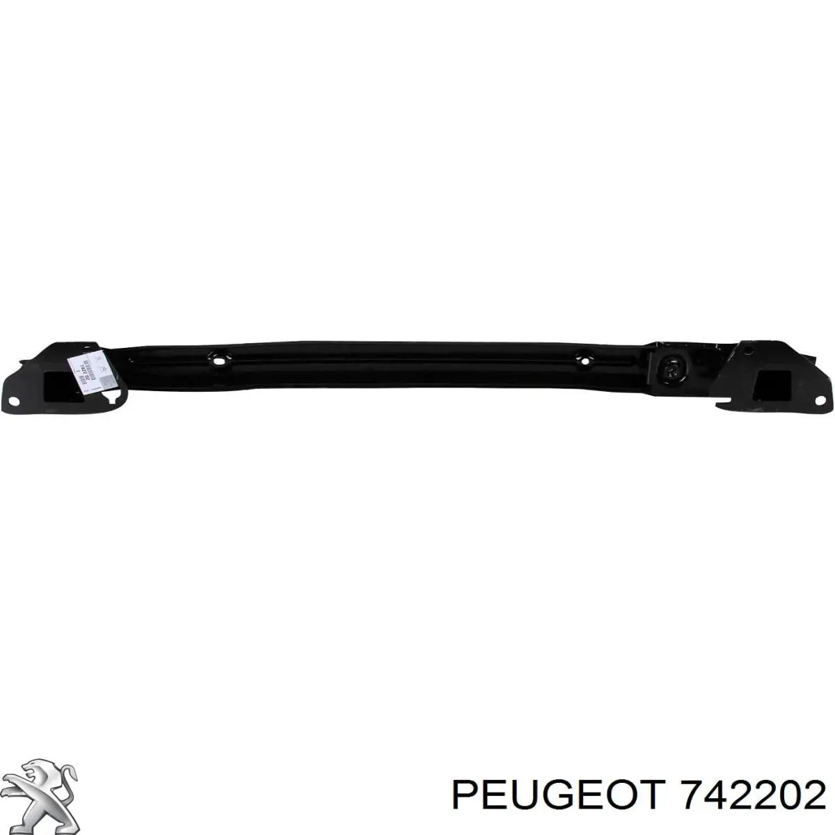 742202 Peugeot/Citroen Reforçador do pára-choque traseiro