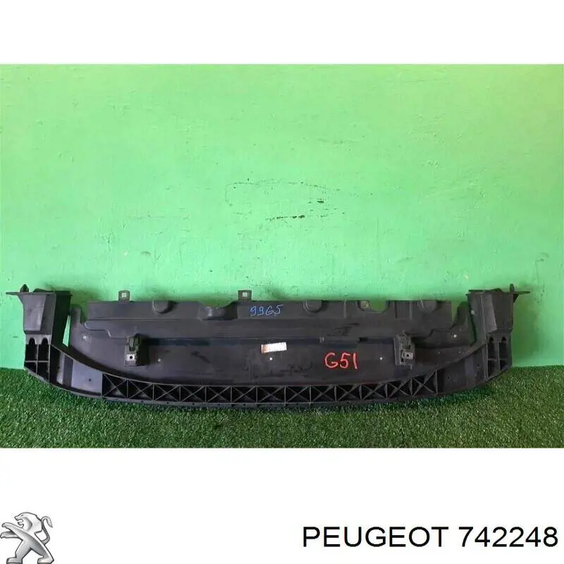 742248 Peugeot/Citroen Absorvedor (enchido) do pára-choque dianteiro
