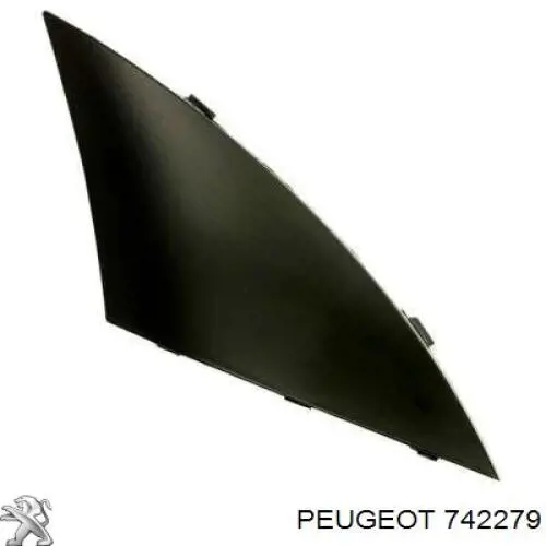 742279 Peugeot/Citroen Tampão dianteira do pára-choque do gancho de reboque