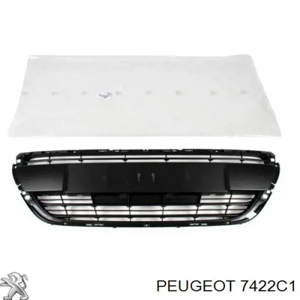 Compre 7422C1 Peugeot/Citroen Grelha superior do pára-choque dianteiro
